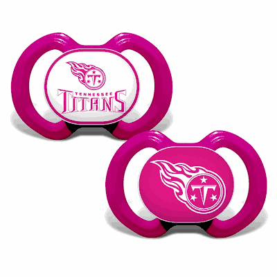 Tennessee Titans NFL Pacifier 2-Pack - Pink