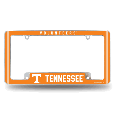 Tennessee Volunteers Classic Chrome Automotive License Plate Frame