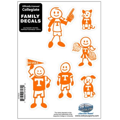 Tennessee Volunteers Family Decal Set - Small