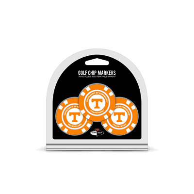 Tennessee Volunteers Golf Chip with Marker 3 Pack