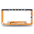 Tennessee Volunteers Multi Champ Chrome Automotive License Plate Frame