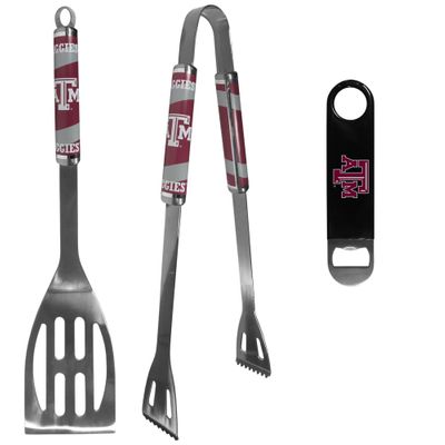 Texas A & M Aggies 2 pc BBQ Set and Bottle Opener