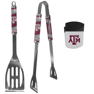 Texas A & M Aggies 2 pc BBQ Set and Chip Clip