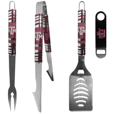 Texas A & M Aggies 3 pc BBQ Set and Bottle Opener