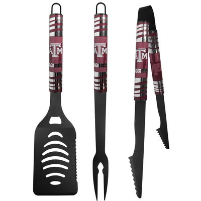 Texas A & M Aggies 3 pc Black Tailgater BBQ Set