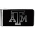 Texas A & M Aggies Black and Steel Money Clip