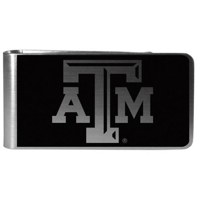 Texas A & M Aggies Black and Steel Money Clip