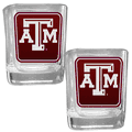 Texas A & M Aggies Square Glass Shot Glass Set Texas A & M Aggies Square Glass Shot Glass Set