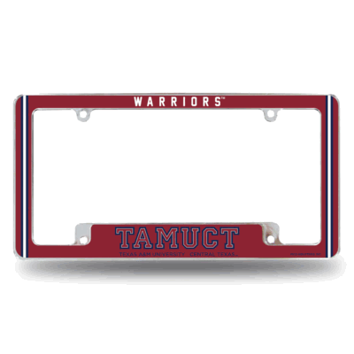 Texas A&M�Central Texas�Warriors Chrome Automotive License Plate Frame