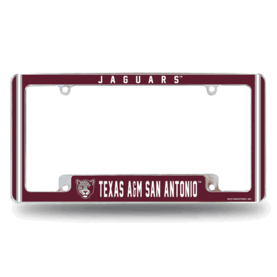 Texas A&M�San Antonio�Jaguars Chrome Automotive License Plate Frame