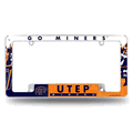 Texas-El Paso Miners - UTEP Primary Chrome Auto License Plate Frame