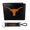 Texas Longhorns Bi-fold Wallet & Strap Key Chain Texas Longhorns Bi-fold Wallet & Strap Key Chain