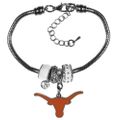Texas Longhorns Euro Bead Bracelet Texas Longhorns Euro Bead Bracelet