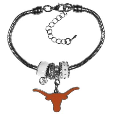 Texas Longhorns Euro Bead Bracelet
