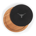 Texas Longhorns Insignia Acacia & Slate Serving Board w Cheese Tools Texas Longhorns Insignia Acacia & Slate Serving Board w Cheese Tools