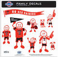 Texas Tech Raiders Family Decal Set Large