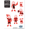 Texas Tech Raiders Family Decal Set - Small