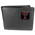 Texas Tech Raiders Leather Bi-fold Wallet Packaged in Gift Box Texas Tech Raiders Leather Bi-fold Wallet Packaged in Gift Box