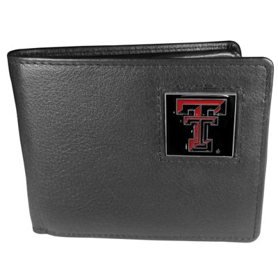 Texas Tech Raiders Leather Bi-fold Wallet Packaged in Gift Box