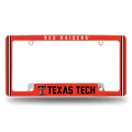 Texas Tech Red Raiders Classic Chrome Automotive License Plate Frame