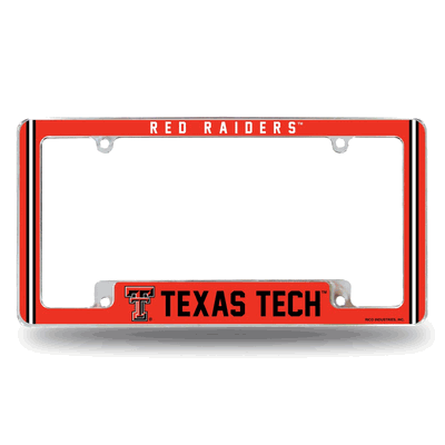 Texas Tech Red Raiders Classic Chrome Automotive License Plate Frame