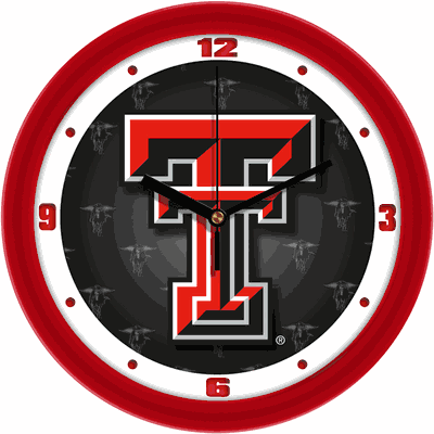 Texas Tech Red Raiders Dimension Wall Clock