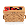 Texas Tech Red Raiders - Poppy Personal Picnic Basket Texas Tech Red Raiders - Poppy Personal Picnic Basket