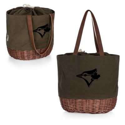 Toronto Blue Jays Coronado Canvas and Willow Basket Tote