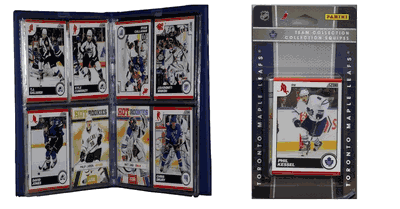 Toronto Maple Leafs 2010 Score Trading Card Team Set and Storage Album
