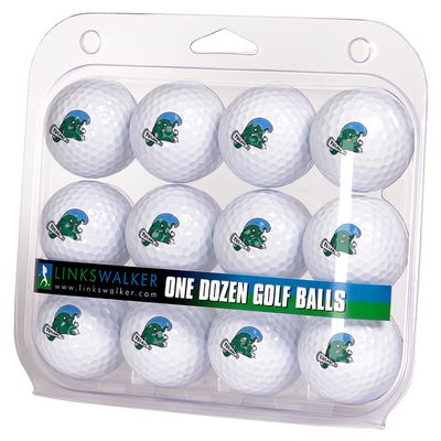 Tulane University Green Wave 12 2 Piece Golf Balls Gift Pack
