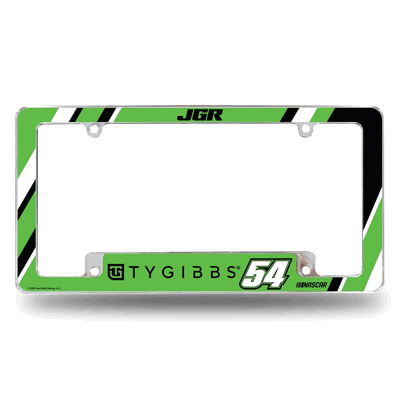 Ty Gibbs 12" x 6" Chrome Automotive License Plate Frame