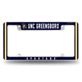 UNC Greensboro Spartans Chrome Automotive License Plate Frame UNC Greensboro Spartans Chrome Automotive License Plate Frame