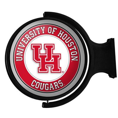 University Houston Cougars Rotating LED Team Spirit Wall Sign-Primary Logo