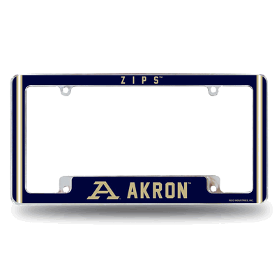 University of Akron�Zips Chrome Automotive License Plate Frame