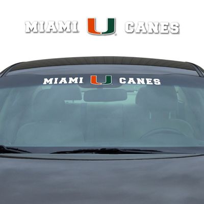 University of Miami Windshield Decal