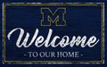 University of Michigan Team Color Welcome Sign - 11x19 University of Michigan Team Color Welcome Sign - 11x19
