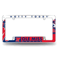 University of Mississippi Ole Miss Chrome Auto License Plate Frame University of Mississippi Ole Miss Chrome Auto License Plate Frame