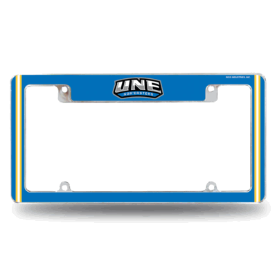 University of New England Nor'easters Chrome Auto License Plate Frame