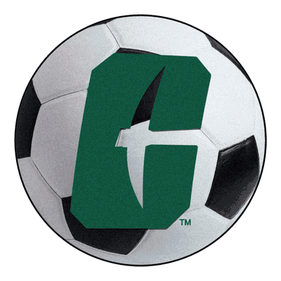 University of North Carolina Charlotte Soccer Ball Rug