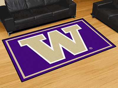University of Washington Floor Rug - 5x8