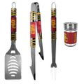 USC Trojans 3 Piece BBQ Set with Seasoning Shaker