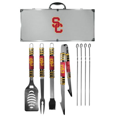 USC Trojans 8 pc Tailgater BBQ Set