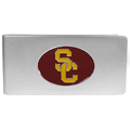 USC Trojans Brushed Metal Money Clip