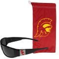 USC Trojans Chrome Wrap Sunglasses and Bag