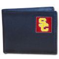 USC Trojans Leather Bi-fold Wallet
