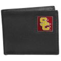 USC Trojans Leather Bi-fold Wallet Packaged in Gift Box