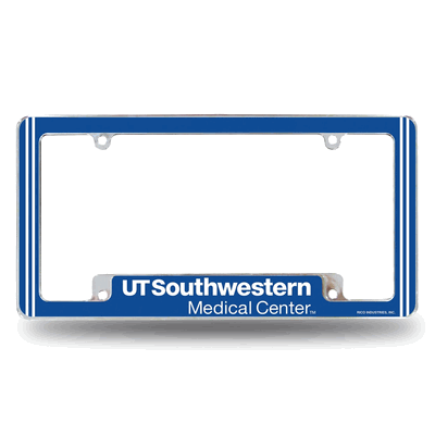 UT Southwestern Medical Center Chrome Automotive License Plate Frame