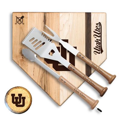 Utah Utes 17 Inch Silver Slugger Grill Tool Set