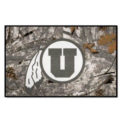 Utah Utes Camo Starter Mat Accent Rug