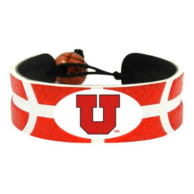 Utah Utes Team Color Basketball Bracelet